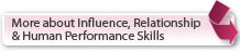 more about Influence, Relationship & Human Performance Skills